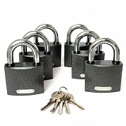 Комплект висячих замков с групповым ключом АПЕКС Apecs PD-01-63 (6Locks+5Keys)